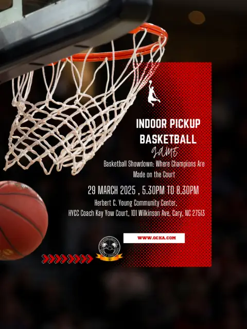 Poster: Indoor PickUp BasketBall 2025